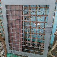 Cancello pedonale e inferriata per porta ad 1 anta