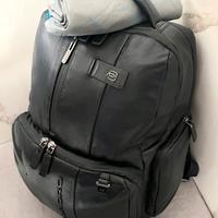 Zaino piquadro pelle blu grande