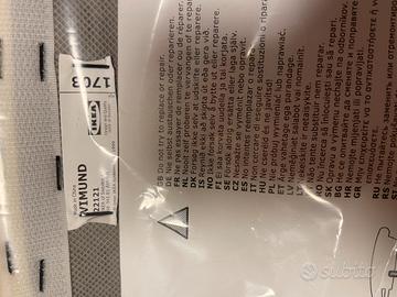 Sedia Ikea VIMUND per Bimbo, celeste su ruote