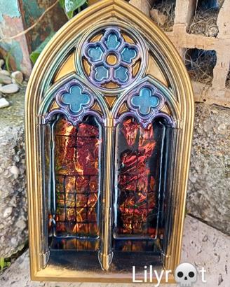 Gothic cathedral  holo decor witch 