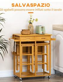 carrello salva spazio 