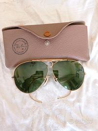 Ray Ban B&L Shooter 10K GF Vintage USA Gold Frame 