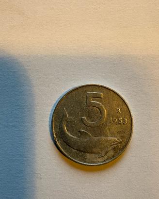 Lire 5 delfino