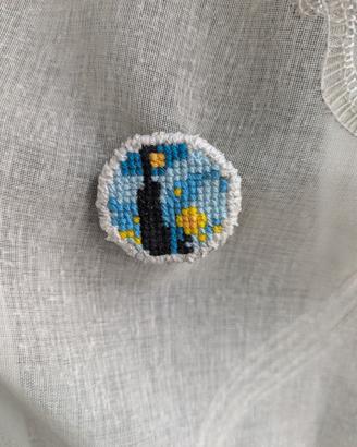 Spilla notte stellata di Van Gogh 