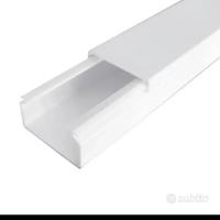 metri di canaline Portacavi con Coperchio Bianco 