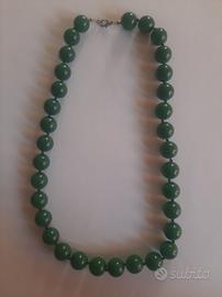 Collana MG Red Verde Palline