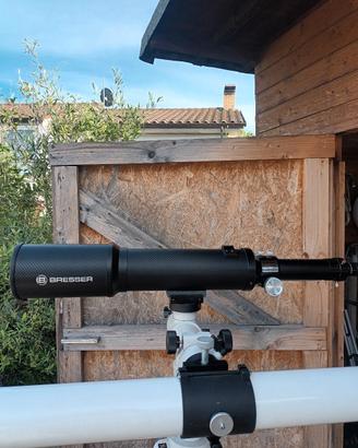 telescopio rifrattore corta focale bresser