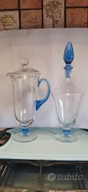 caraffe acqua e vino NASON vetro Murano