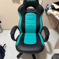 Sedia Gaming Nacon PCCH-350 Turchese/Nera