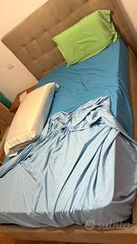 Letto contenitore una piazza e mezza
