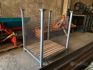 Cestone in acciaio zincato