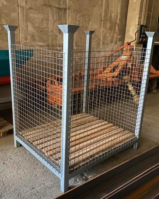 Cestone in acciaio zincato