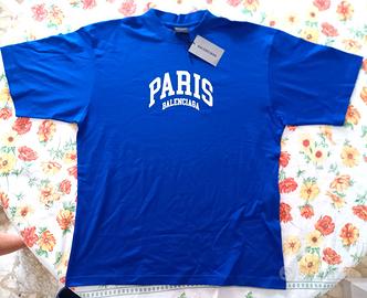 BALENCIAGA t shirt Paris M OVERSIZE