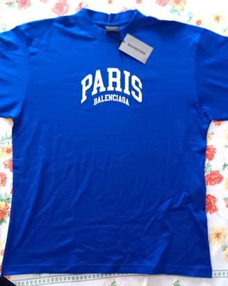 BALENCIAGA t shirt Paris M OVERSIZE