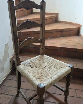 Sedie anni 50 vintage in legno 