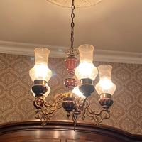 Lampadario vintage 5 lampade