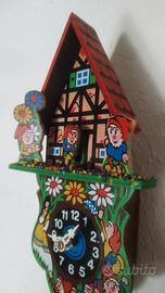 Orologio da parete in legno foresta nera Germania 