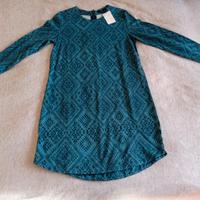 Abito donna corto H&M taglia S blu cadetto