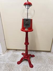 DISTRIBUTORE CARAMELLE CHEWINGUM VINTAGE IN METALL