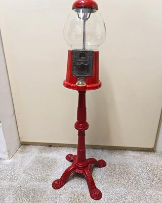 DISTRIBUTORE CARAMELLE CHEWINGUM VINTAGE IN METALL