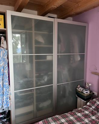 Ante scorrevoli vetro armadio pax ikea