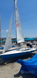 Deriva Alpa esse 470 barca a vela