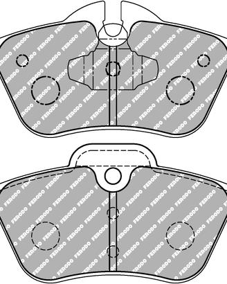 Pastiglie freno sportive FERODO MINI R50 R52 R53
