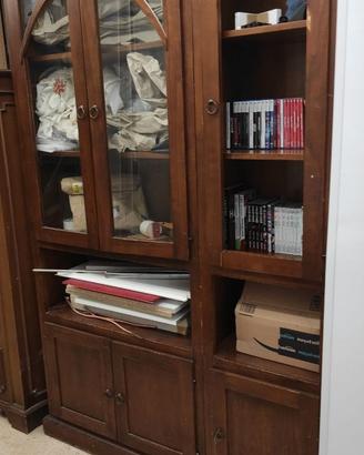 Libreria 3 moduli componibili in legno
