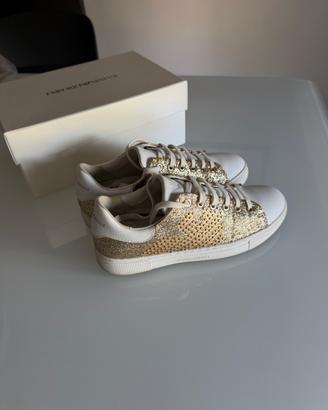 Sneakers Scarpe in pelle emporio Armani donna