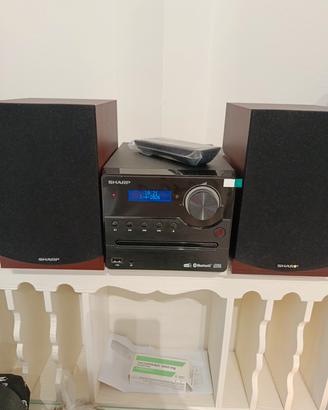 stereo a CD a radio con bluetooth Sharp 