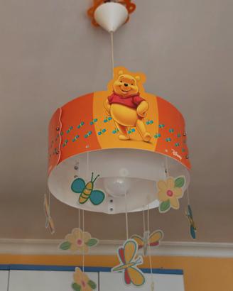 Lampadario e tenda Winnie Pooh