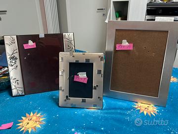 N. 6 cornici foto varie misure