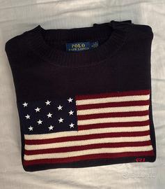 L’iconica maglia con bandiera ( Blu navy )