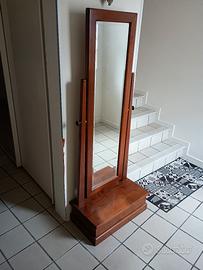 Mobile specchio in legno