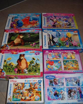 PUZZLE PRIMA INFANZIA (3+) - LOTTO DI 8