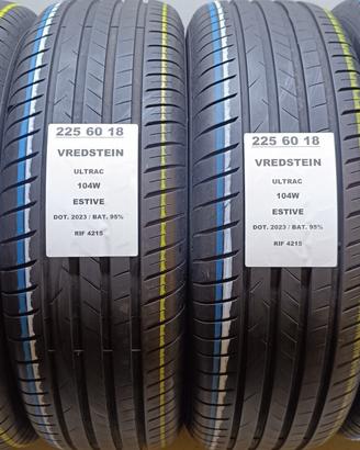 4 GOMME 225 60 18 VREDSTEIN 2023 RIF4215