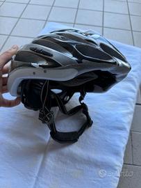 Casco bici LAS Istrion nero argento regolabile