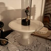 Lamapada anni 70 da tavolo in vetro