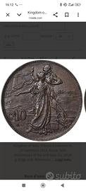 10 centesimi 1911 vittorio Emanuele III cinquanten