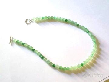 Collana pietre naturali di giada