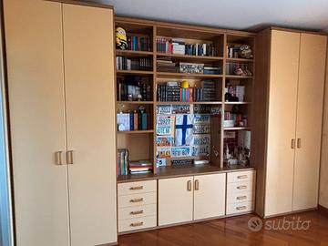 Armadio ragazzi con libreria