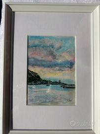 Acquerello con cornice