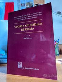 Libro storia giuridica di Roma di Aldo schiavone