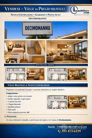 Ville bilivelli di pregio con giardino posto auto