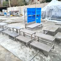 varie scalette inox usate