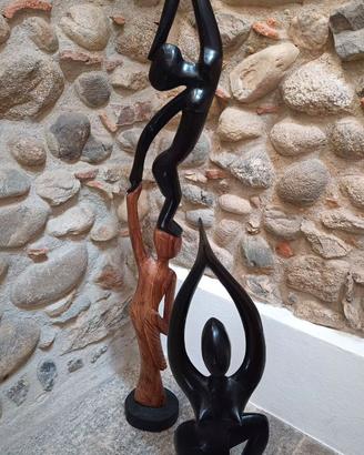 Statue legno