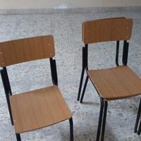 sedie anni 60 70 in formica 