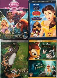 4 Cofanetti DVD disney Belle, Bambi, Libro della G