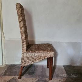 sedie legno e banano Arredamento e Casalinghi In vendita a Bergamo