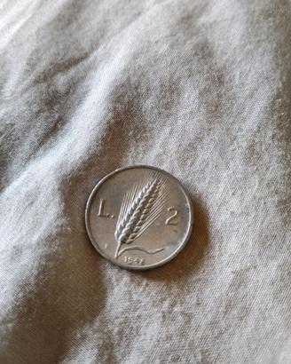 Moneta 2 lire italiane 1948